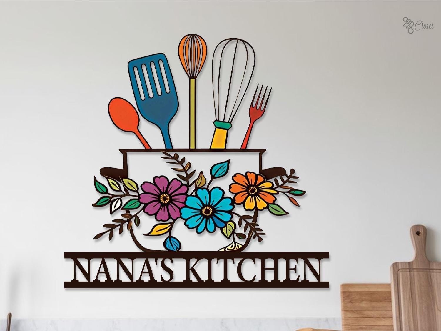 Personalized Kitchen Wall Decor, Sign for Kitchen, Metal Kitchen Sign gallery