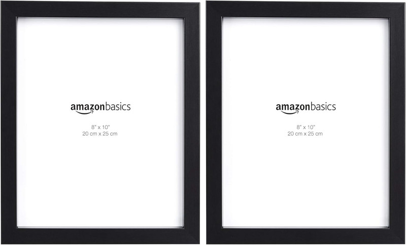 Black Rectangular Photo Frames 8x10 Inches - Pack of 8 for Stylish Displays gallery