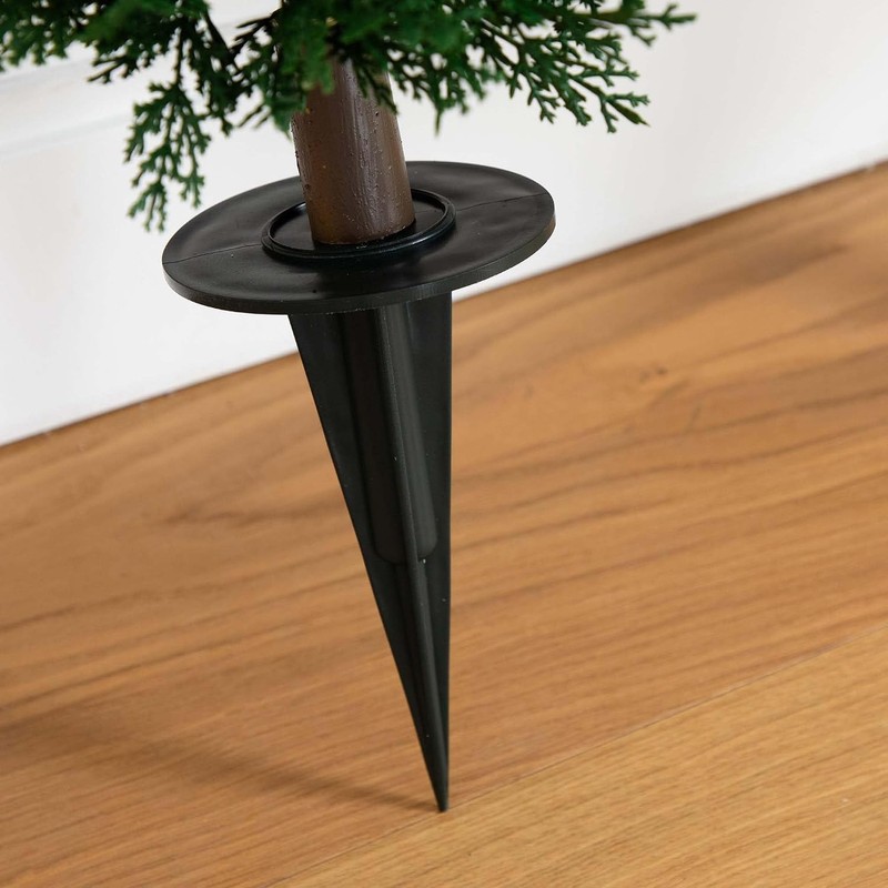 2.5ft. UV Resistant Artificial Cedar Plant with Integrated Ground Stake gallery
