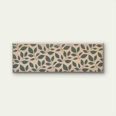 Panoramic Botanical Leaf Pattern Canvas Print Wall Art Home Decor