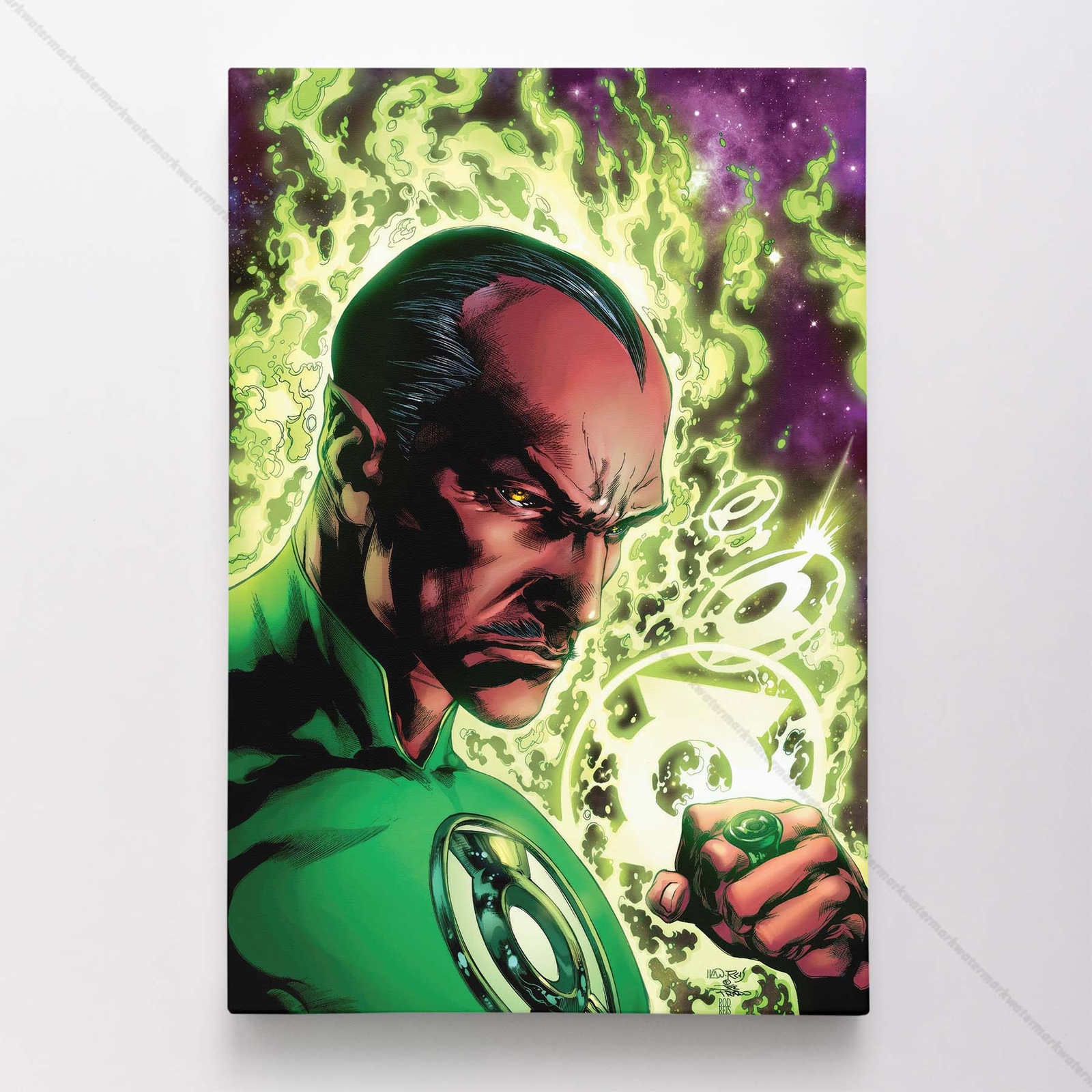 Green Latern Poster Canvas DC Comic Book Cover Art Print #32857 gallery