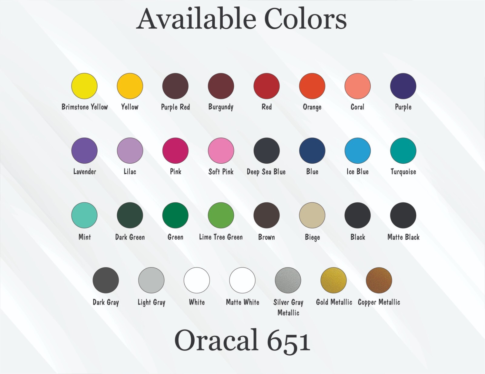 Vinyl Decals 50 Pack Numbers 0-9 Sizes .5" - 3" Letter Height 31+ Colors gallery