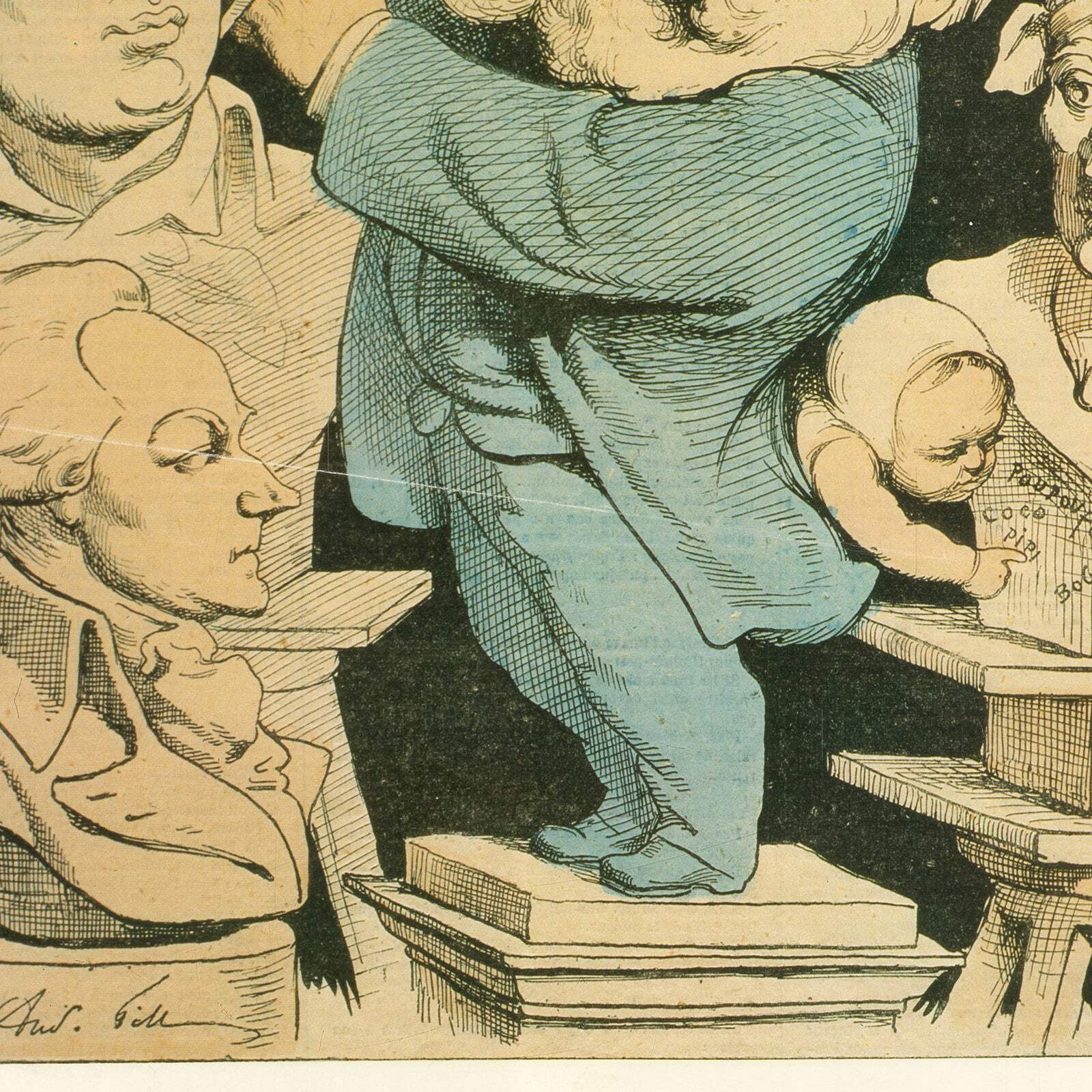 UNKNOWN ARTIST La Gloire de Victor Hugo 23.75" x 15.75" Offset Lithograph 1986 C gallery