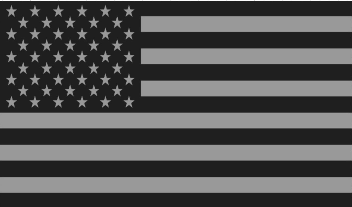 Sticker dark tint American flag subdued Made in USA Smartphone Decal gallery