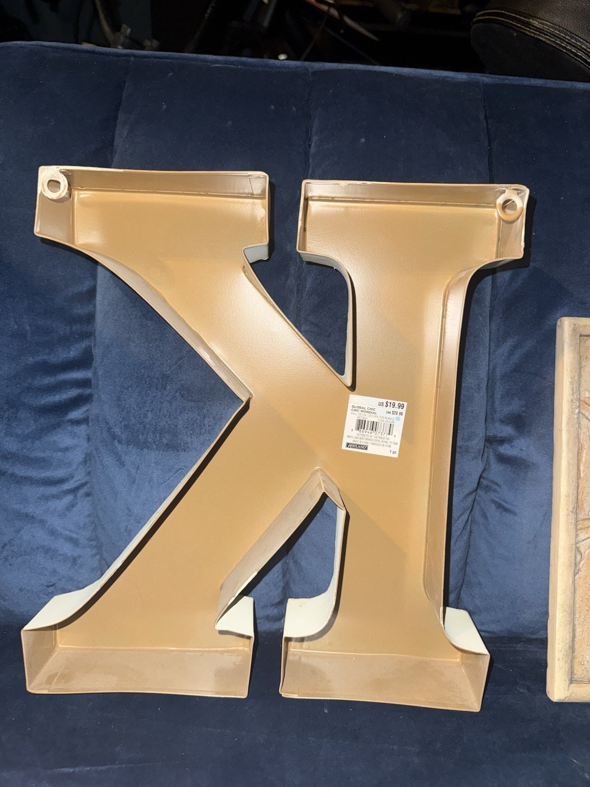 Metal 3D Block Letters 8” Rustic Country Industrial Farmhouse Natural Finish gallery