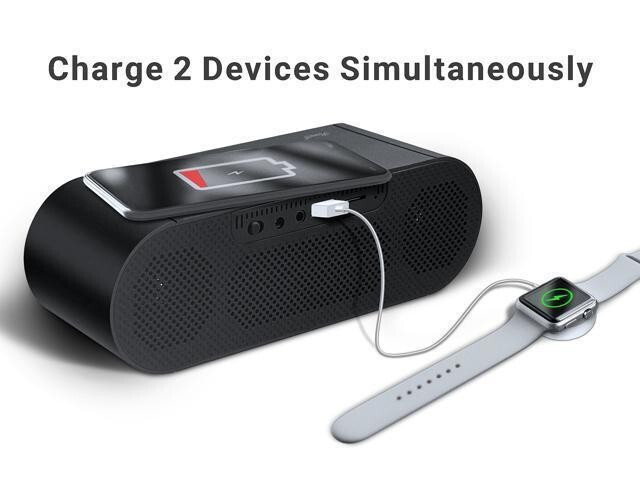 Rosewill RBWS-20015 Alarm Clock, Charging Dock, LED, AM/FM, Bluetooth Speaker gallery