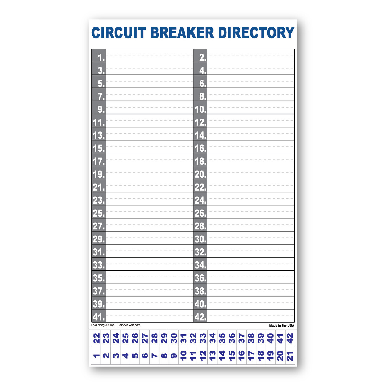Circuit Breaker Labels Sticker gallery