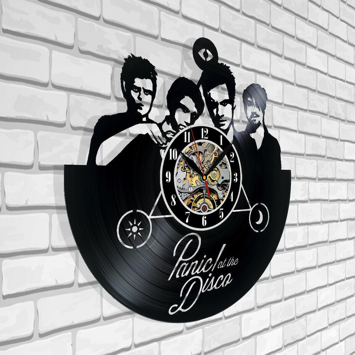 Panic! At the Disco Vinyl Wall Clock Decor Gift for Birthday Holiday Christmas gallery