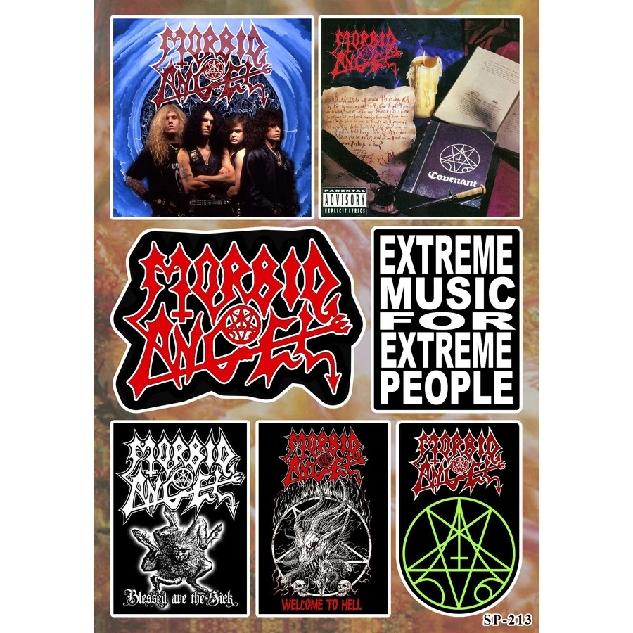 Morbid Angel Sticker Pack | Covenant American Death Metal Extreme Band Logo gallery