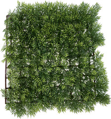 Artificial Grass Cover Mat Interlocking 10 x 10 in Vertical Tile for Indoor Use