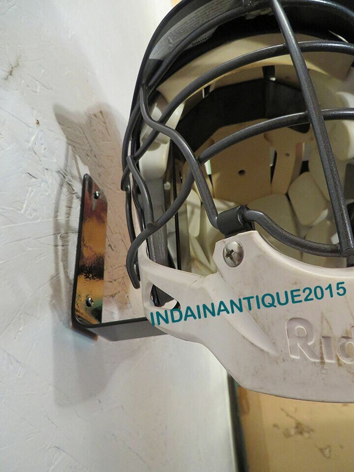 Side View Helmet Wall Black Display Rack gallery
