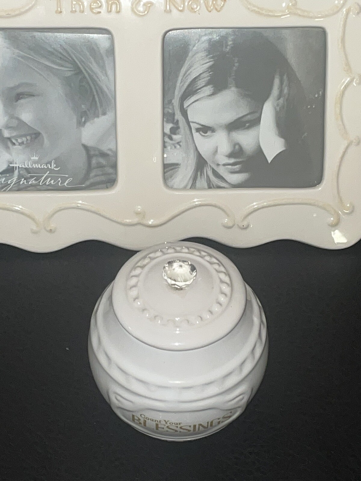 Trueliving Essentials - White Ceramic Count Your Blessings Jar Keepsake Gift gallery