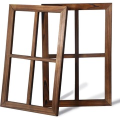 Farmhouse Wall Decor – Home Decor Window Barnwood Frame Brown