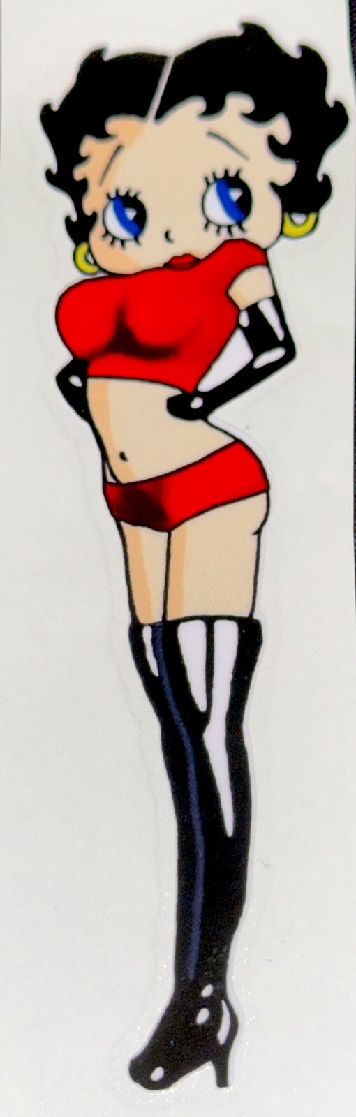 BETTY BOOP DECAL STICKER✨💋💄❤️‍🔥💋✨5 1/4” X 1 1/2”✨GLOSSY✨HOT✨SEXY & CUTE✨🔥💫 gallery