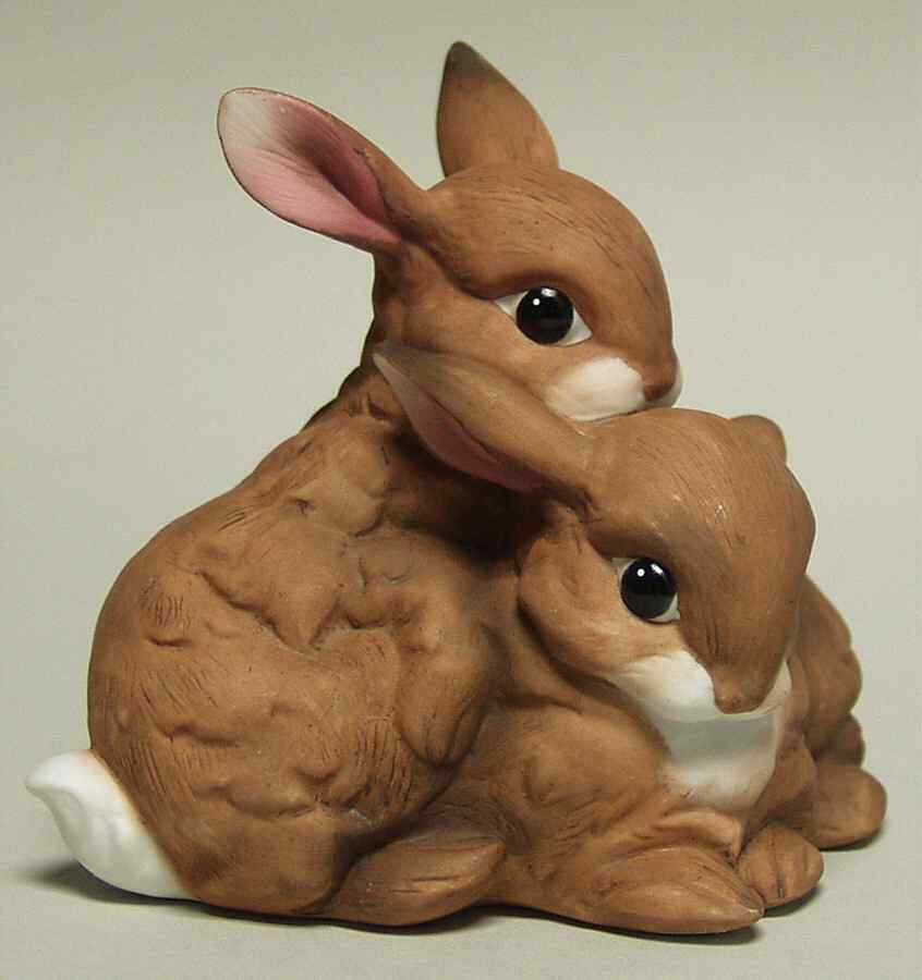 Goebel Easter Figurine-Goebel Two Rabbits - Boxed 5555957 gallery