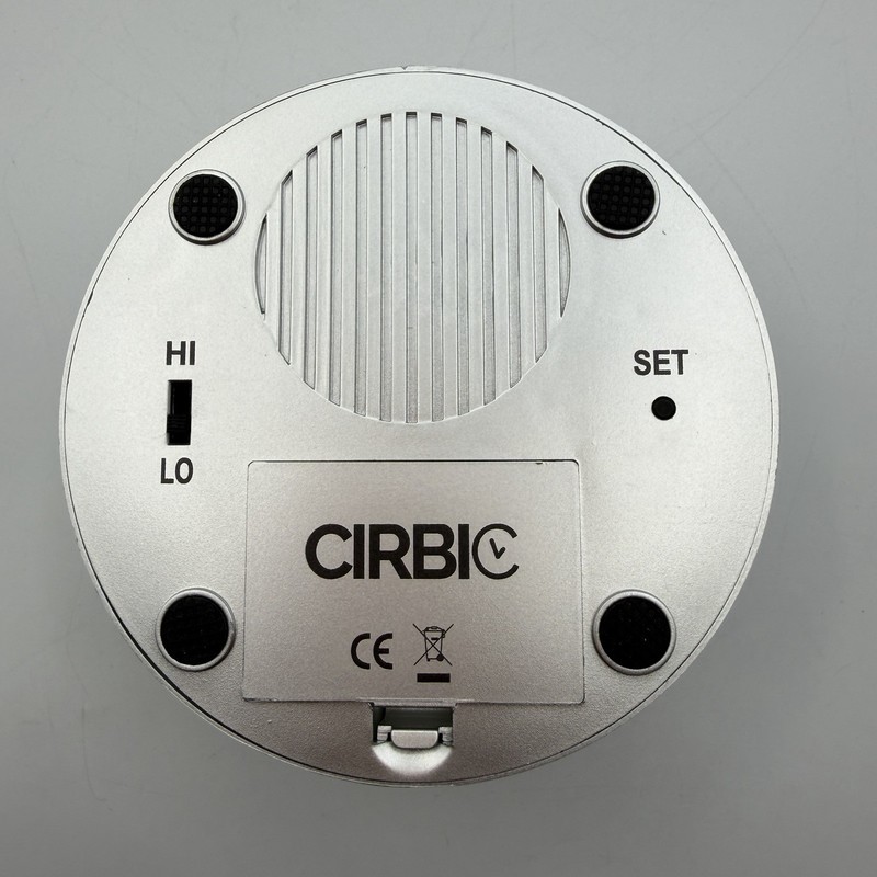 CIRBIC Extra Large Talking Button Clock Tells Time and Date for Impaired Sight gallery