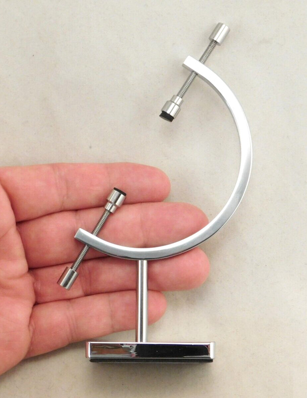 Display Stand CALIPER Type Adjustable Chrome Medium Size gallery
