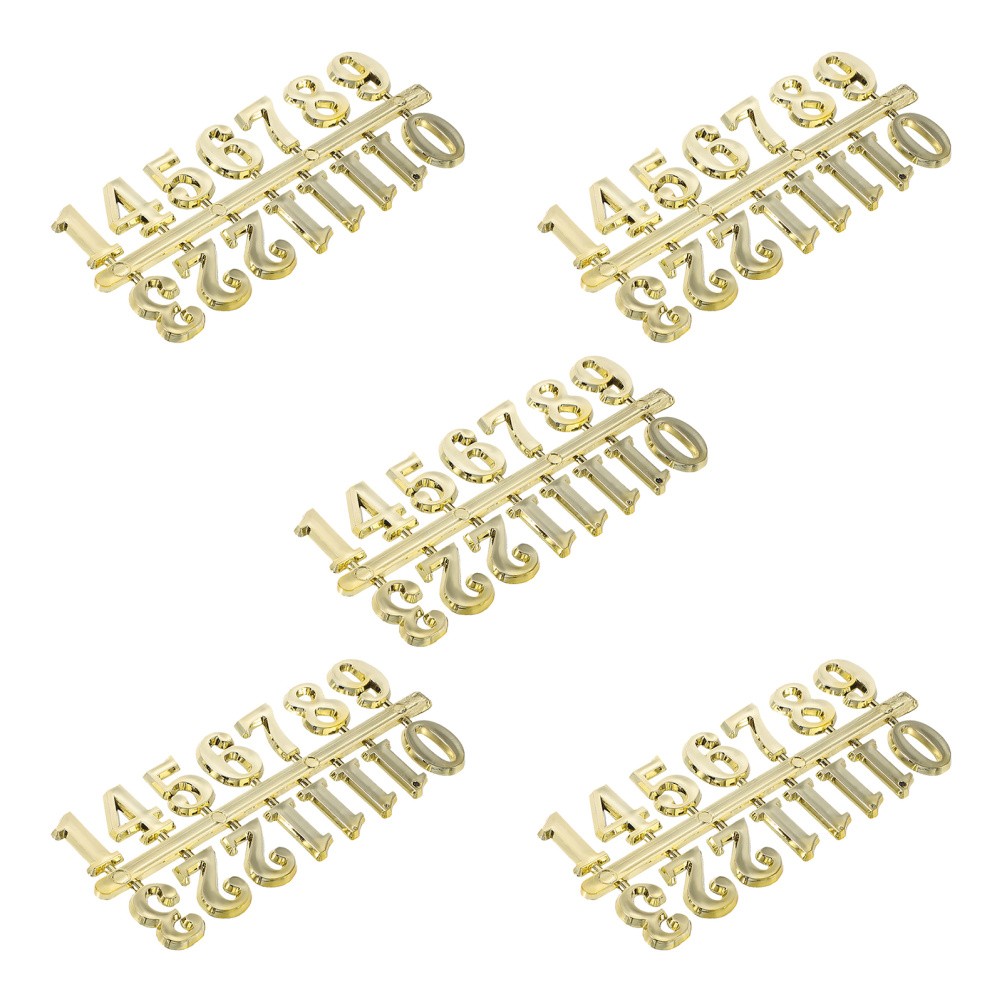 5 Sets Clock Making Parts Numerals Number Replacement Crafting Supplies gallery