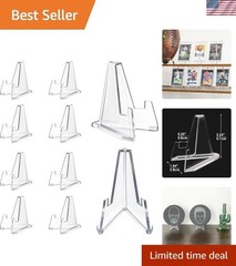 Versatile Triangular 2.2 Inch Acrylic Stands: Perfect for Photos & Memorabilia