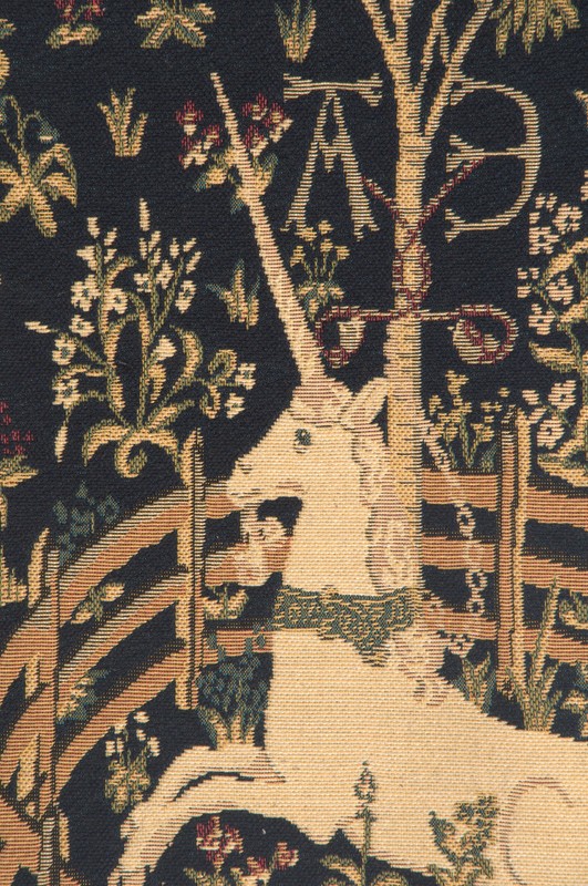 Unicorn in Captivity Rendition Belgian Bohemian Tapestry Wall Hanging gallery
