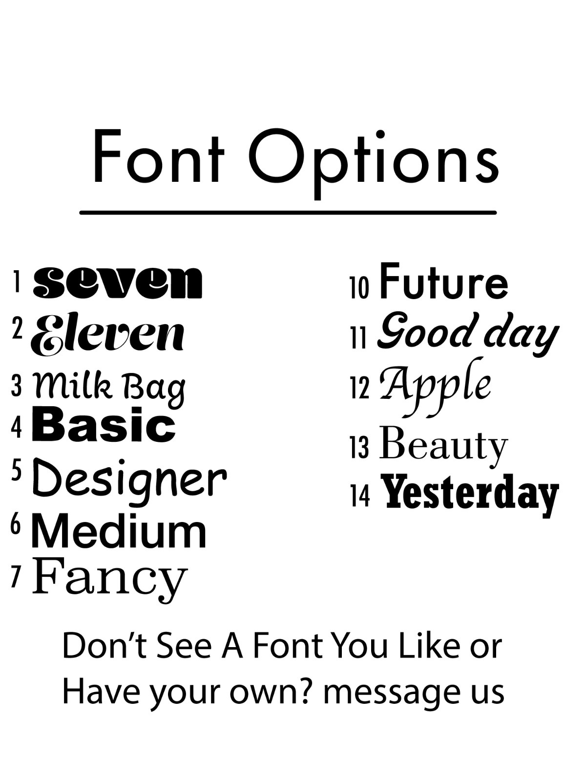 Custom 3d Printed Letters - Multiple colors & Sizes - Select Your Own Font gallery