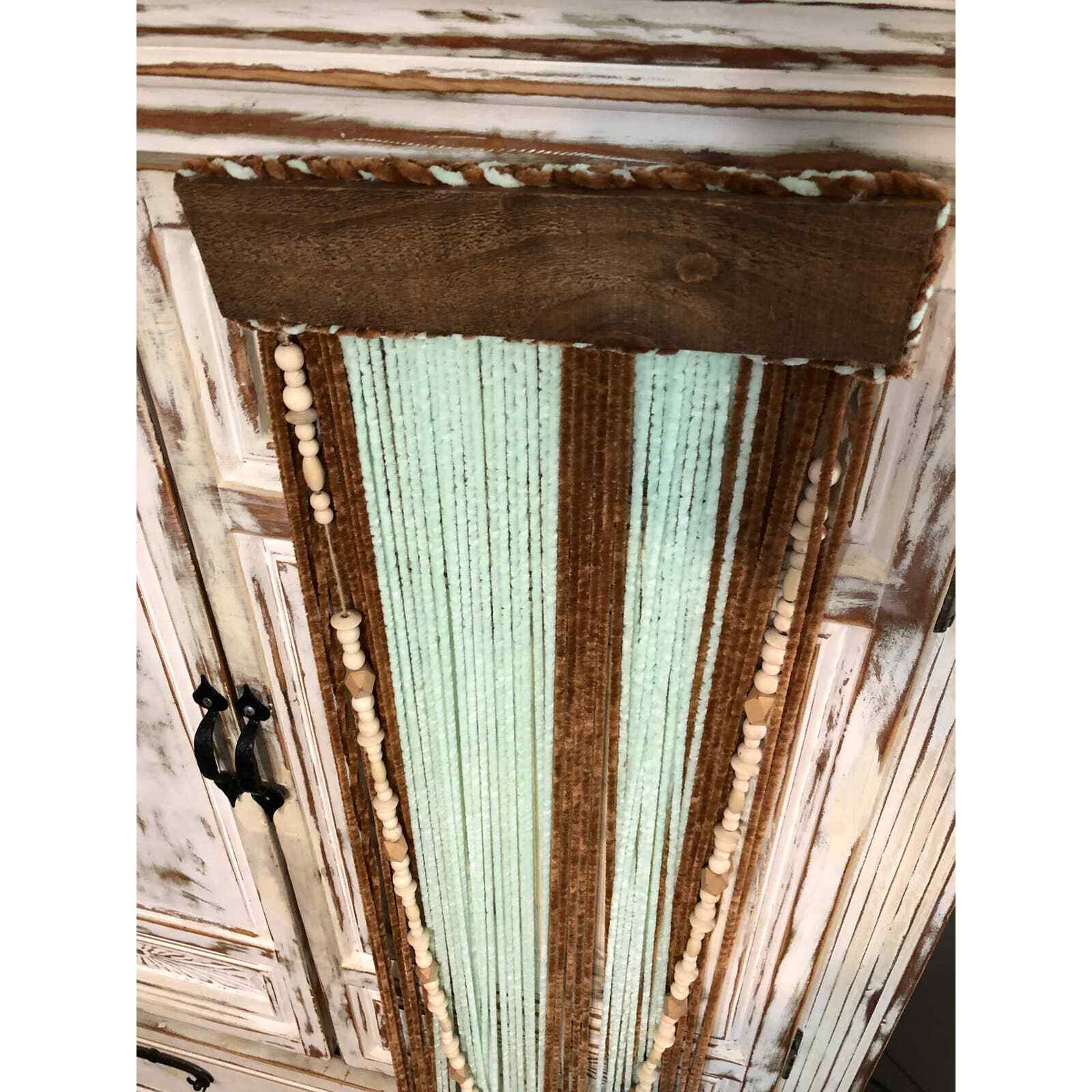 Green and Brown Macrame, Spring Macrame, Yarn Wall Decor gallery