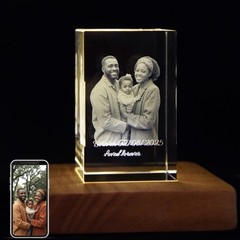 Customized Crystal – Personalized Laser Engraved Picture Gif Large3.1×4.7×2.8
