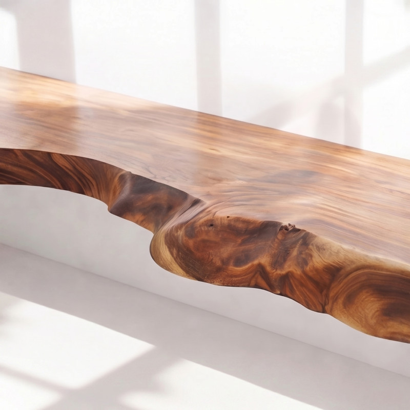 Live Edge Floating Shelf Solid Wood Wall Shelf Rustic Modern Natural Edge Shelf gallery