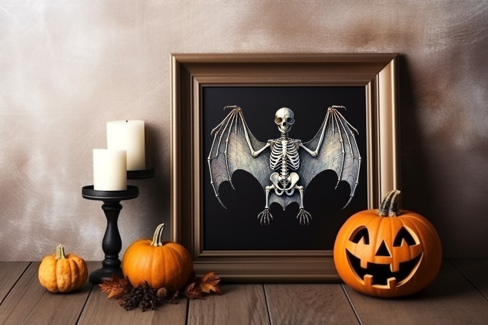 Bat Skeleton UV DTF Transparent Sticker / Decal gallery
