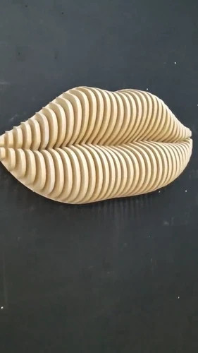 Parametric stylish Lips 3D Wall Art Large Lips Wall Hangings Acrylic & wood Gift gallery