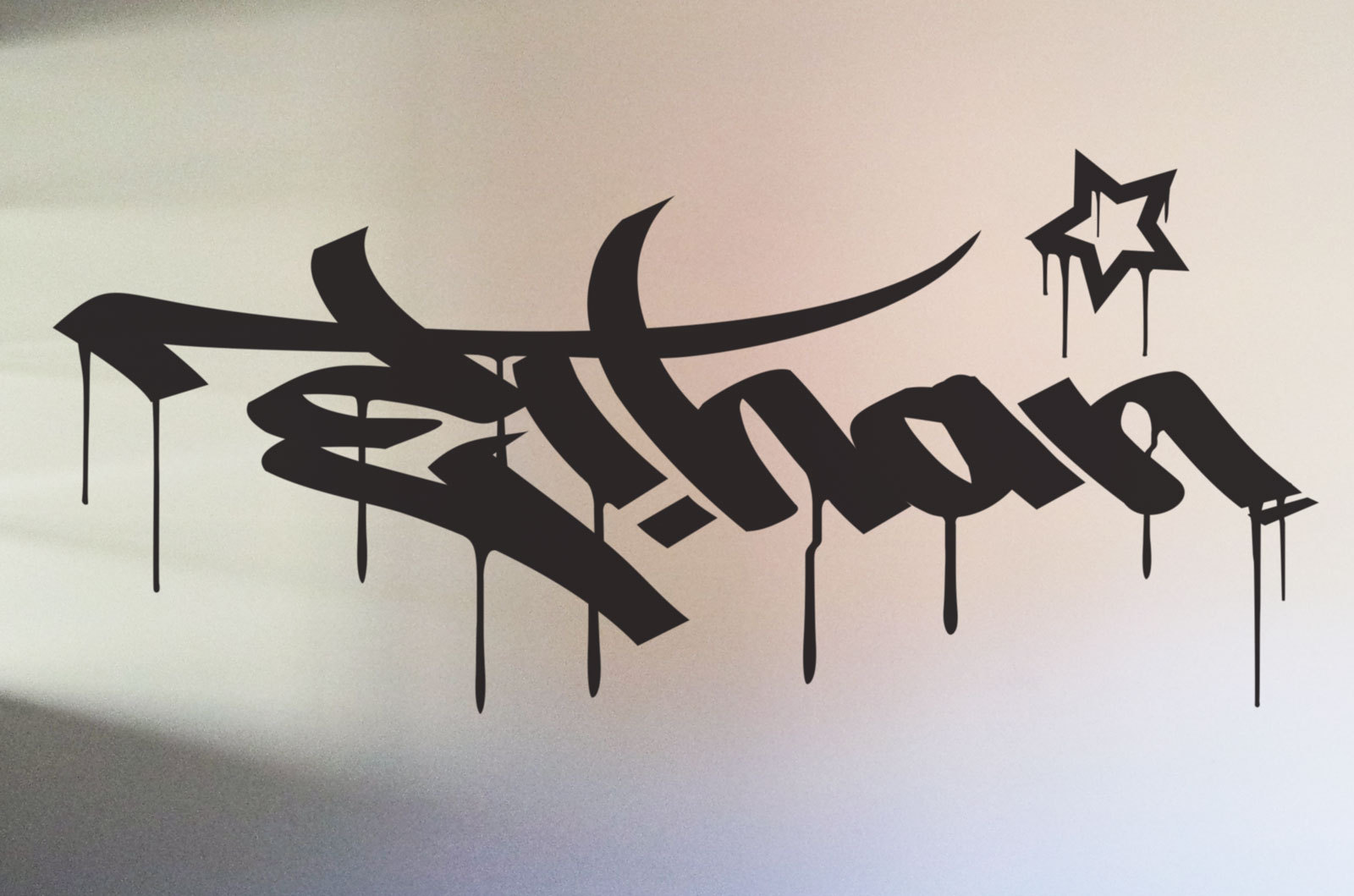 Custom Dripping Graffiti Sticker Decal Car Caravan Window Wall Door gallery