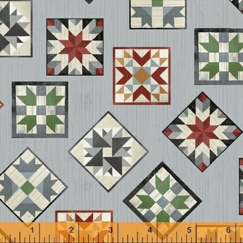 Mini Quilt Pattern - Medium Tone Background - Thistle Hill Fabric Collection gallery