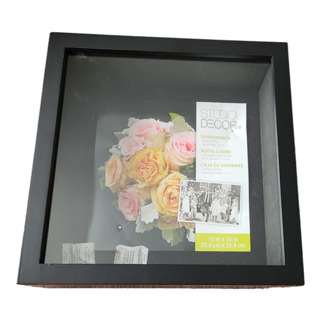 STUDIO DECOR SHADOWBOX Back loading 10 in x 10 in gallery