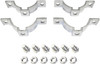 Pair Sign Brackets with Hardware for 2-3/8 Inch OD Tubular Posts Mount Kit gallery