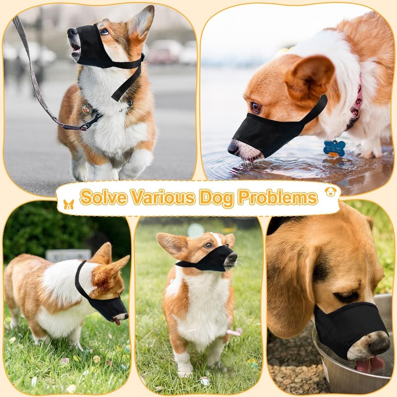 Coppthinktu Dog Muzzle Suit - 7PCS Adjustable Muzzles for Small to Large Dogs... gallery