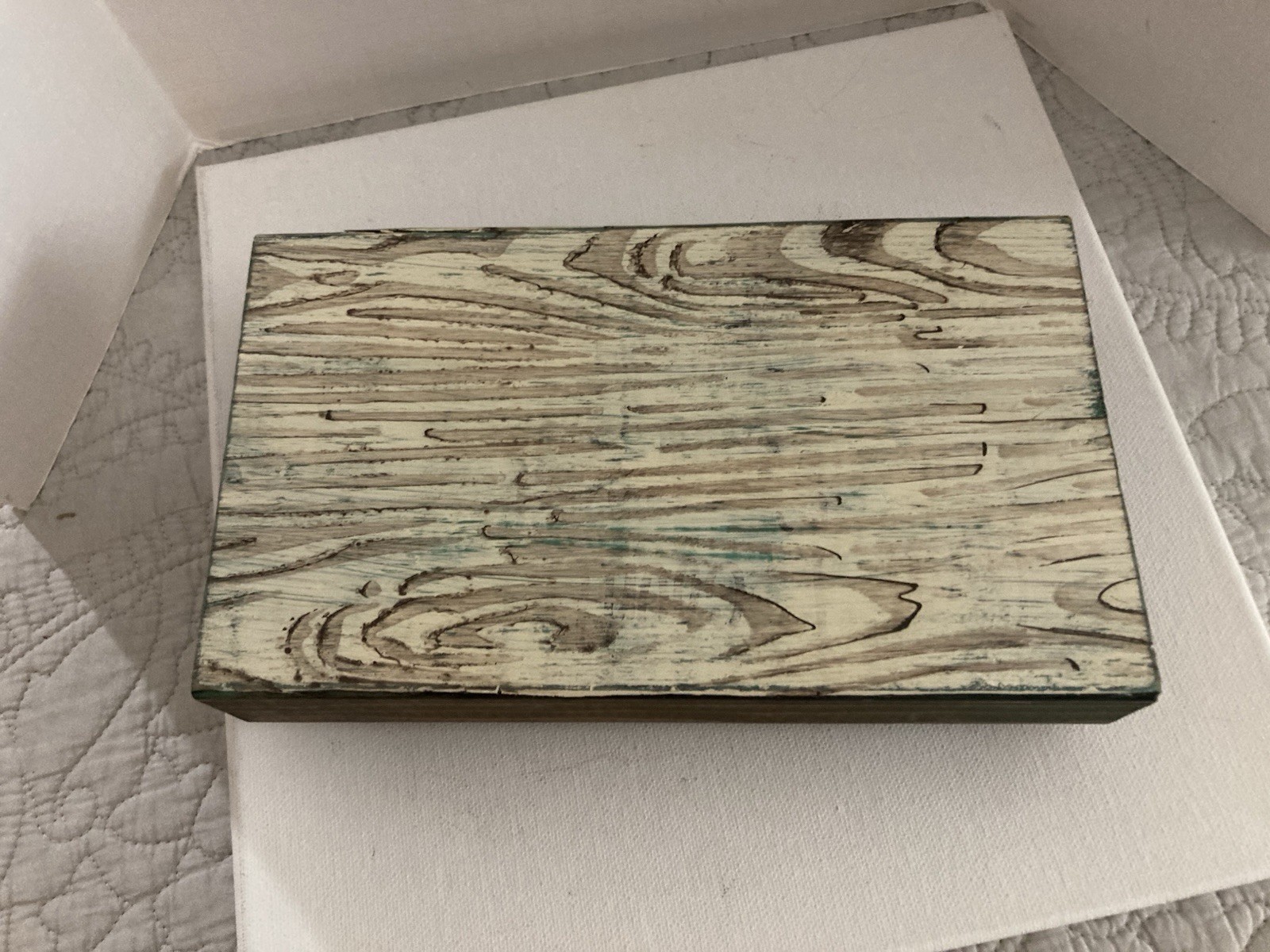 Rustic Wood Block Riser Display Stand for Home Decor gallery