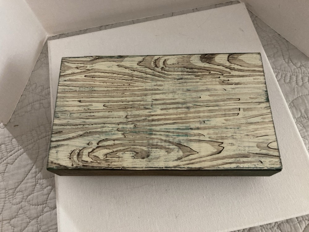 Rustic Wood Block Riser Display Stand for Home Decor