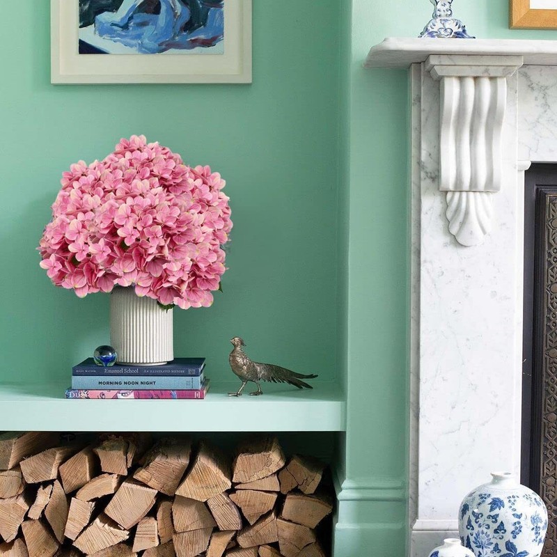 3pcs 25in Artificial Realistic Hydrangea Flowers 3D Real Touch 25in Extra Long gallery