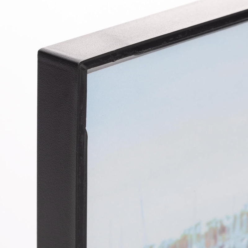 Snap - 4"X6" Black Front Loading - Narrow Wall Photo Frame - Perfect gallery