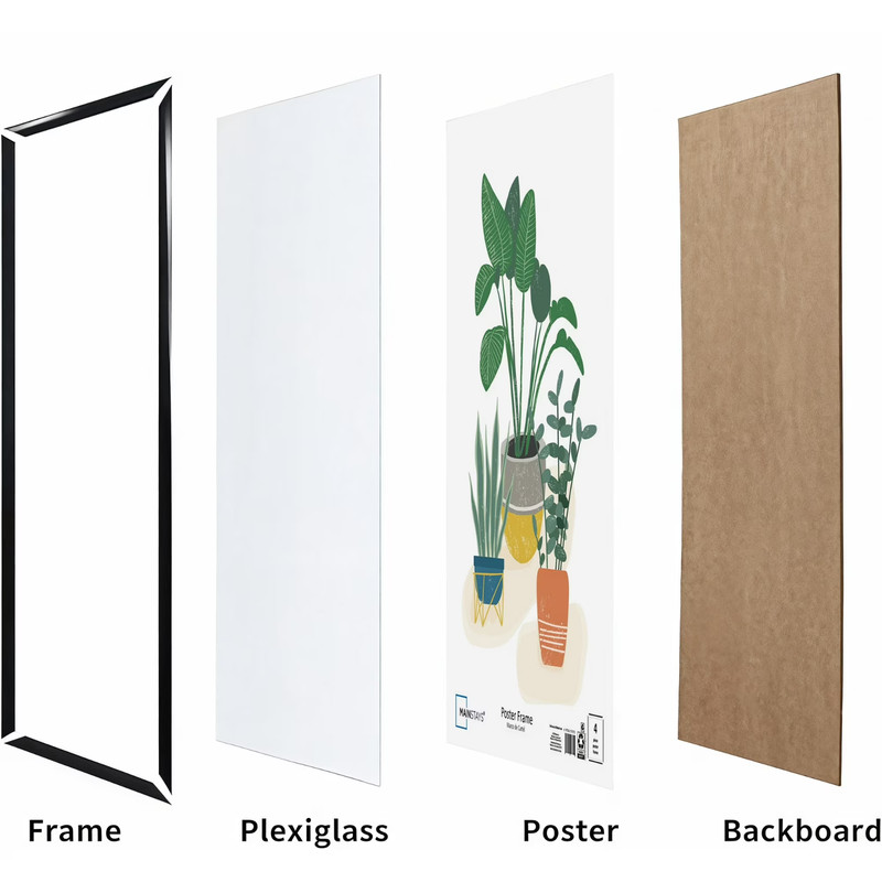 2 pack 16x20 Basic Black Poster Frame gallery
