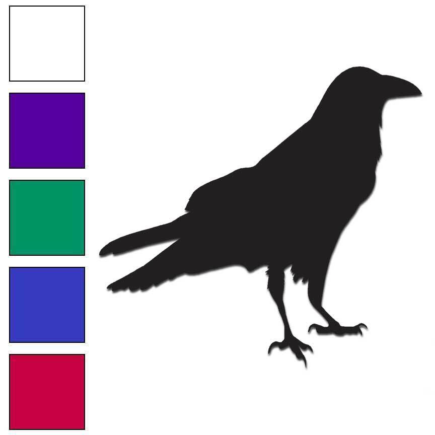Crow, Vinyl Decal Sticker, Multiple Colors & Sizes #6142 gallery