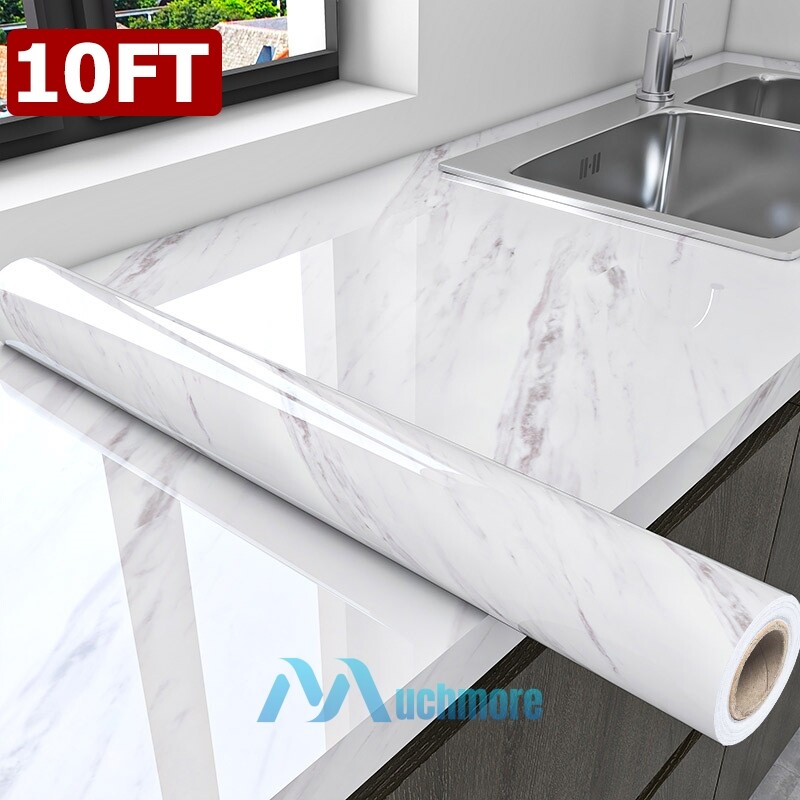 Marble Contact Vinyl Paper Self Adhesive Peel Stick Wallpaper Kitchen Countertop gallery