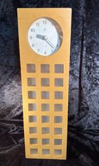 Infinity Rectangular Cabinet Wall (or Standing) Clock Contemporary / Post Modern