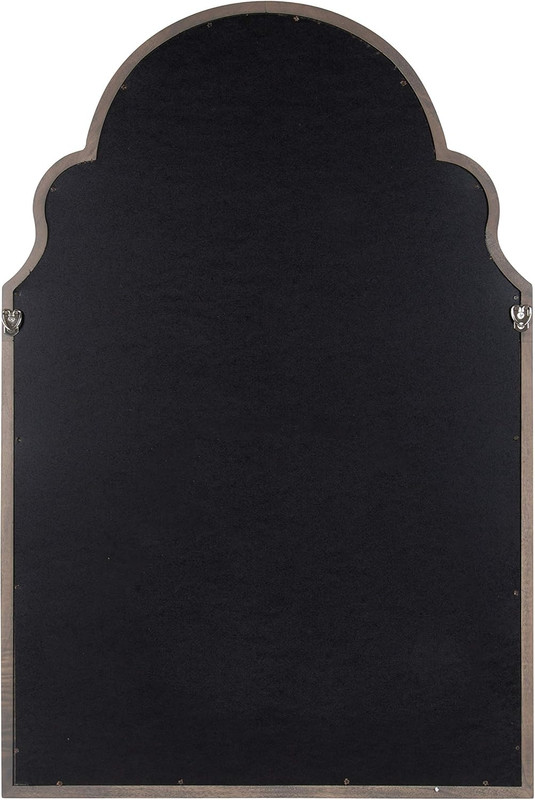 Rustic Moroccan Arched Wall Mirror, 24x36, Gray Farmhouse Decor gallery