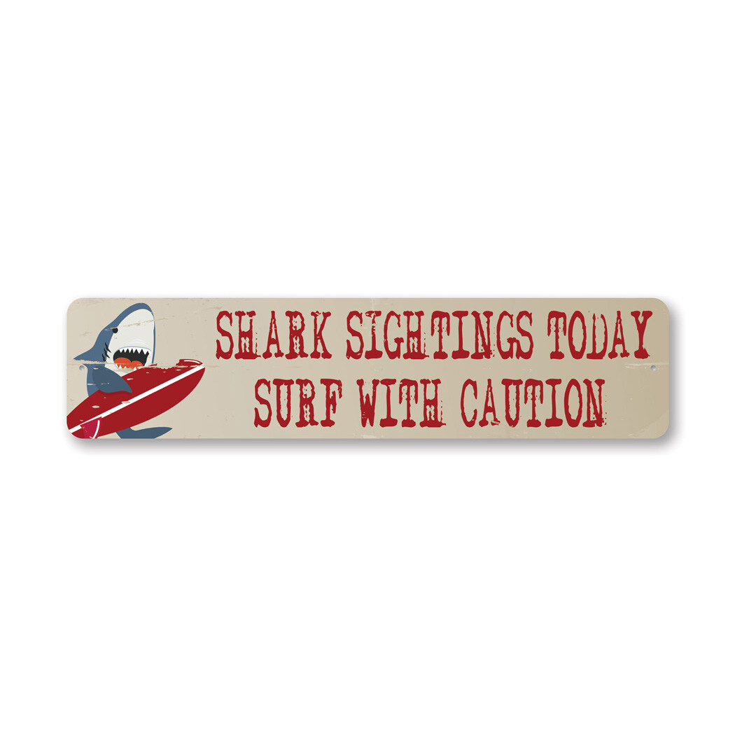 Shark Sighting Metal Sign gallery