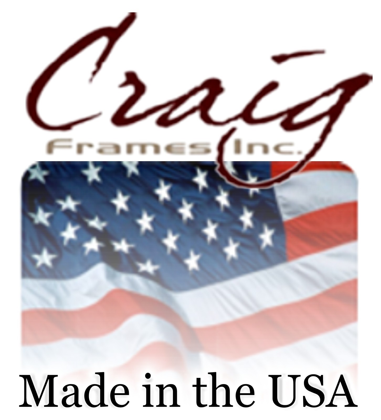 Craig Frames, 4-CD Display Mat Complete with 1" Wide Satin Black Frame gallery