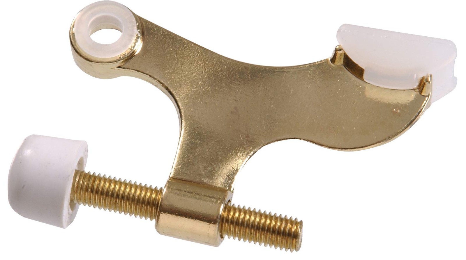Hardware Essentials 852660 Hinge Pin Door Stops Solid and Hollow Doors Brass gallery