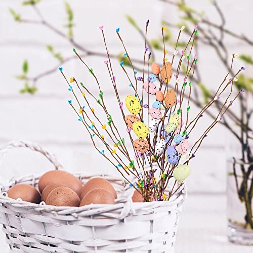 Artificial Easter Spray Vine with Pastel Easter Eggs and Easter Egg Twig gallery