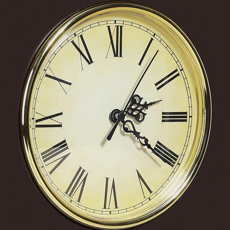 Antique Tabletop Clock with Safe Hidden Storage Space for Living Room Home Decor gallery