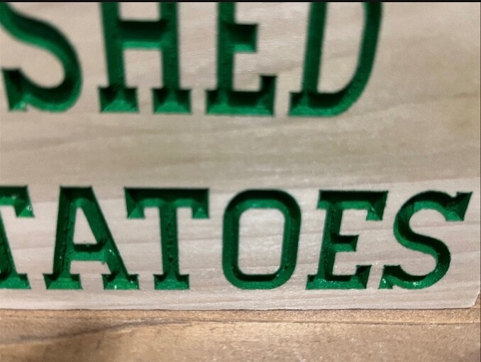 Mashed Potatoes Golf Sogn - Small Sign - Golf - Home Decor - Wooden - PGA Fans gallery